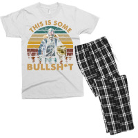 Vintage Design This Is Some Bullsht Men's T-shirt Pajama Set | Artistshot