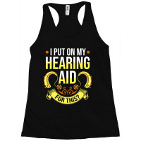 Hearing Aid Deaf Awareness Racerback Tank | Artistshot