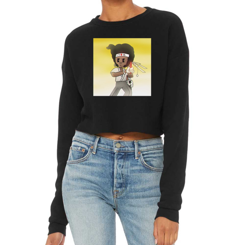 Afro Samurai   Samurai Cropped Sweater by putrimeheng | Artistshot