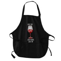 Food And Wine Festival For Wine Drinkers Medium-length Apron | Artistshot