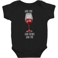 Food And Wine Festival For Wine Drinkers Baby Bodysuit | Artistshot