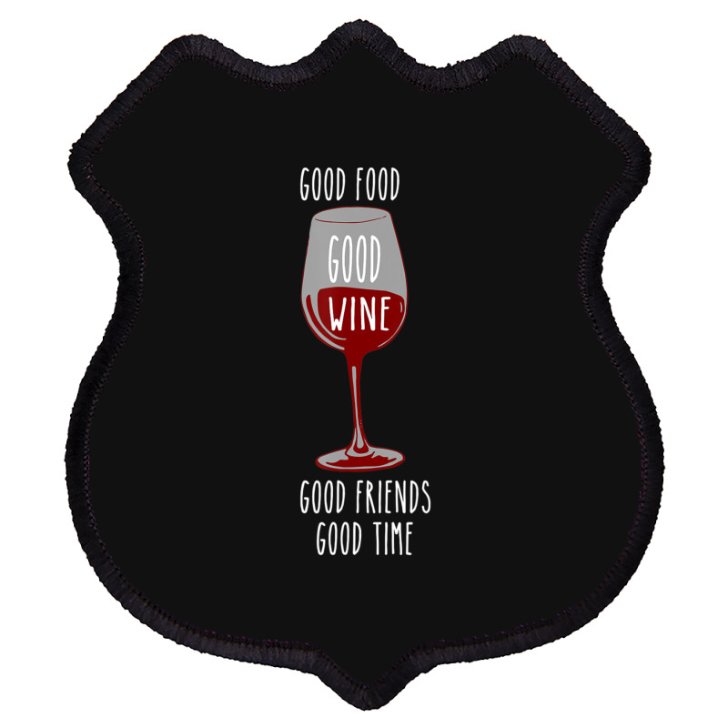 Food And Wine Festival For Wine Drinkers Shield Patch | Artistshot