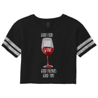 Food And Wine Festival For Wine Drinkers Scorecard Crop Tee | Artistshot