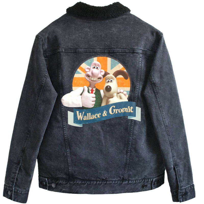 Walla Grome Art Unisex Sherpa-lined Denim Jacket | Artistshot