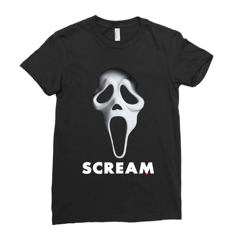 Scream 1 Ladies Fitted T-Shirt by apolitery | Artistshot