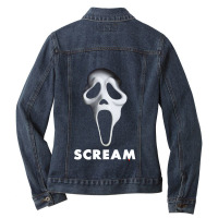 Scream 1 Ladies Denim Jacket | Artistshot