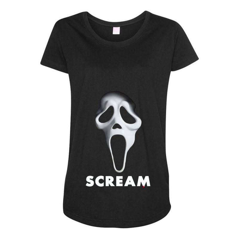 Scream 1 Maternity Scoop Neck T-shirt by apolitery | Artistshot