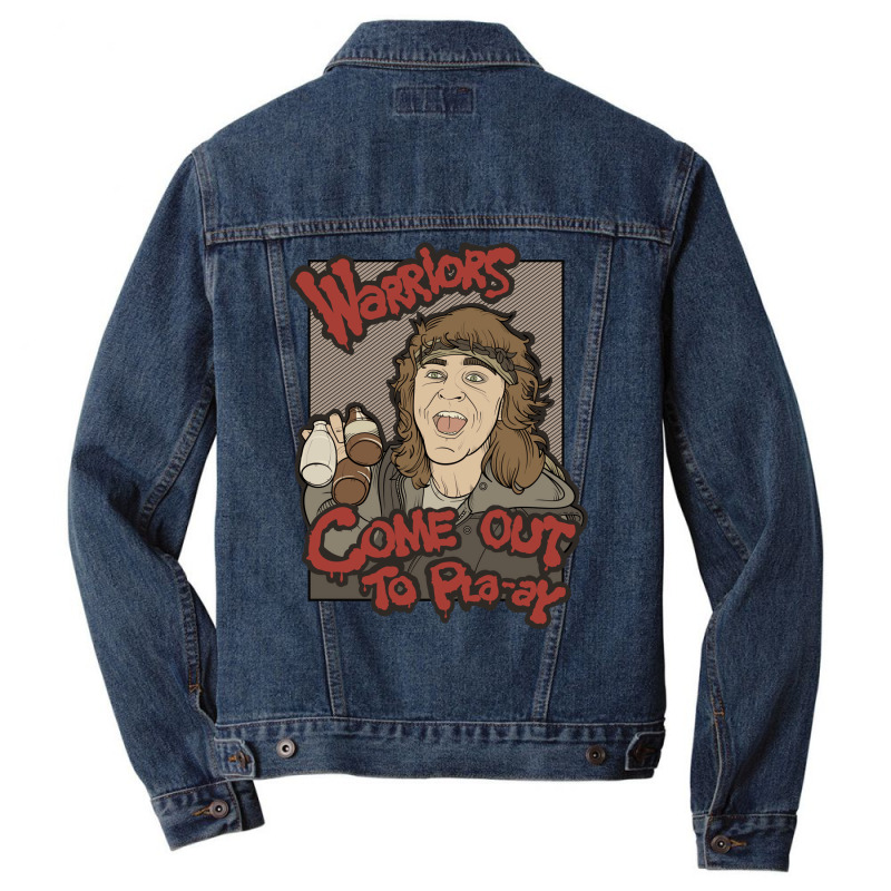 Warriors... Come Out To Pla Ay... Men Denim Jacket | Artistshot