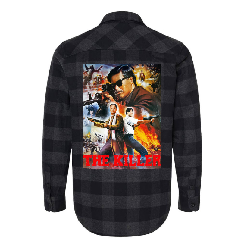 The Killer   Chow Yun Fat   John Woo   Danny Lee   Hong Kong Action Po Flannel Shirt | Artistshot