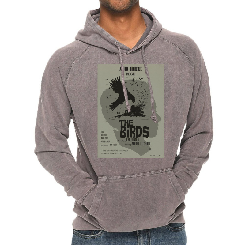 The Birds  Alternative Poster Vintage Hoodie | Artistshot