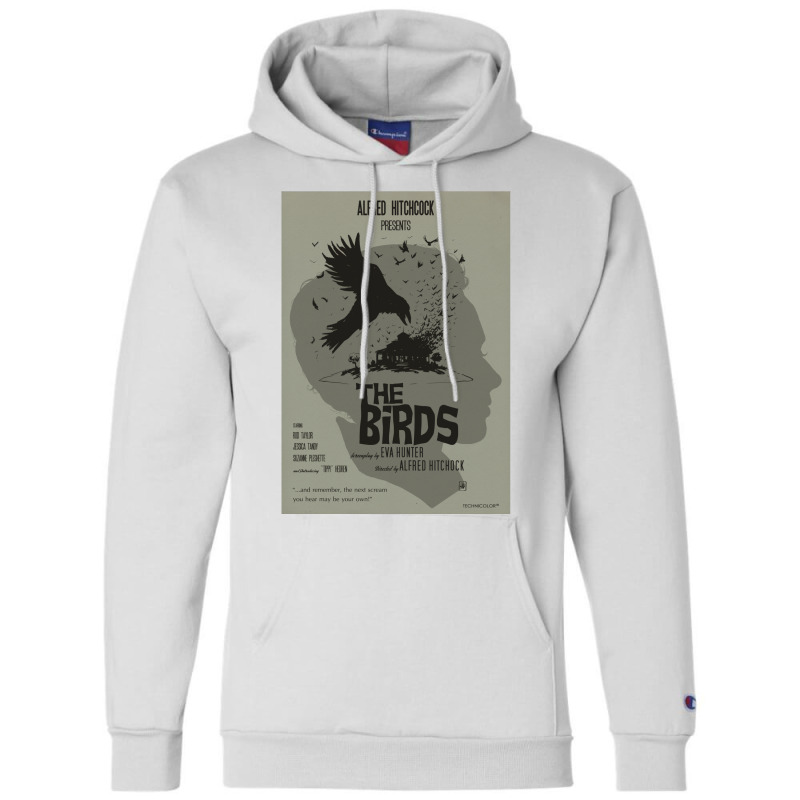 The Birds  Alternative Poster Champion Hoodie | Artistshot