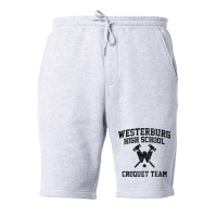 Westerburg High School Croquet Team (heathers) Fleece Short | Artistshot