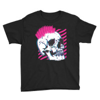 Artistshot Trending Punk Skull Glitch Youth Tee | Artistshot