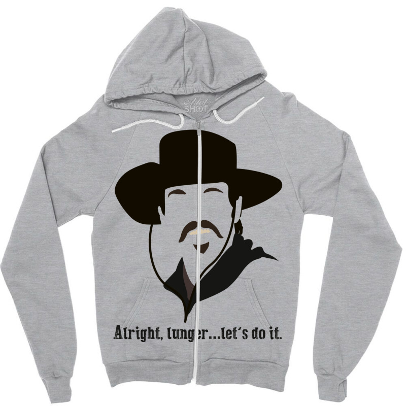 Tombstone Alright Zipper Hoodie | Artistshot