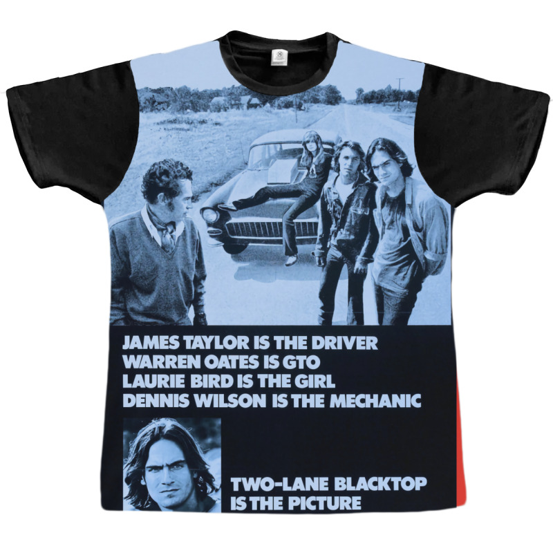 Two Lane Blacktop Graphic T-shirt | Artistshot