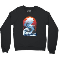 The Great Water Dragon Crewneck Sweatshirt | Artistshot