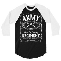 54th Infantry Regimen 3/4 Sleeve Shirt | Artistshot