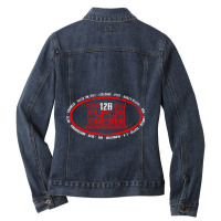 12b Red Castle Combat Engineer Ladies Denim Jacket | Artistshot