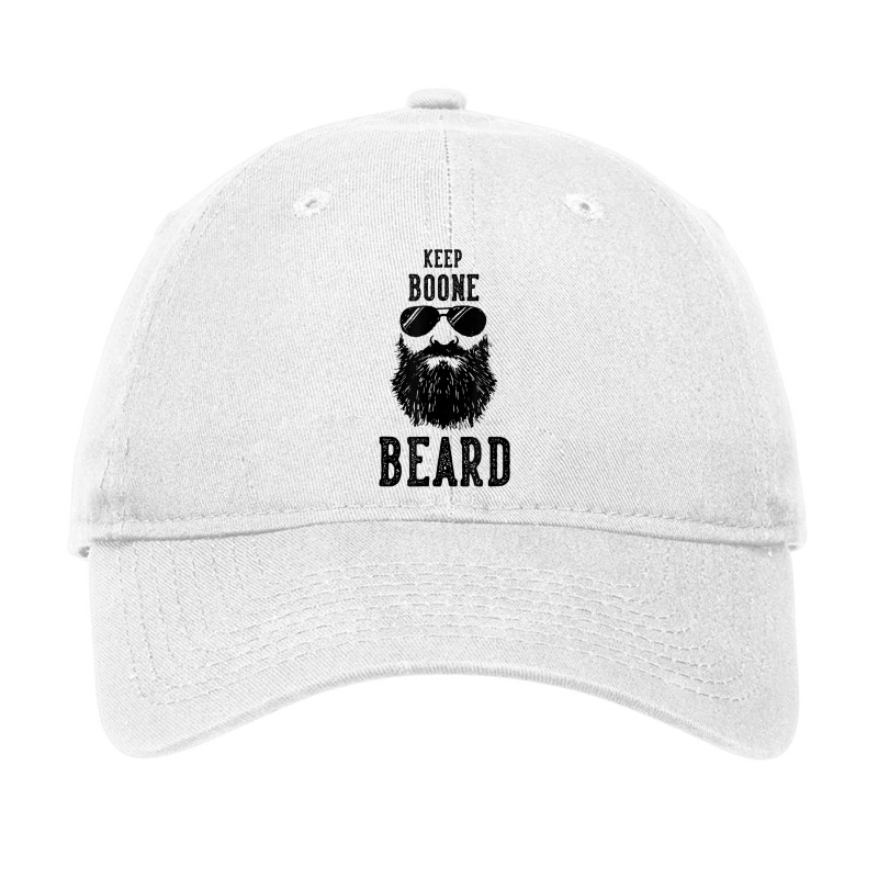 Keep Boone North Carolina Beard Funny Hipster Retro Adjustable Cap by ROBFIGUEROA | Artistshot