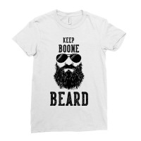 Keep Boone North Carolina Beard Funny Hipster Retro Ladies Fitted T-shirt | Artistshot