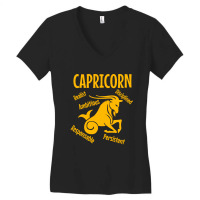 Sign Capricorn Women's V-neck T-shirt | Artistshot