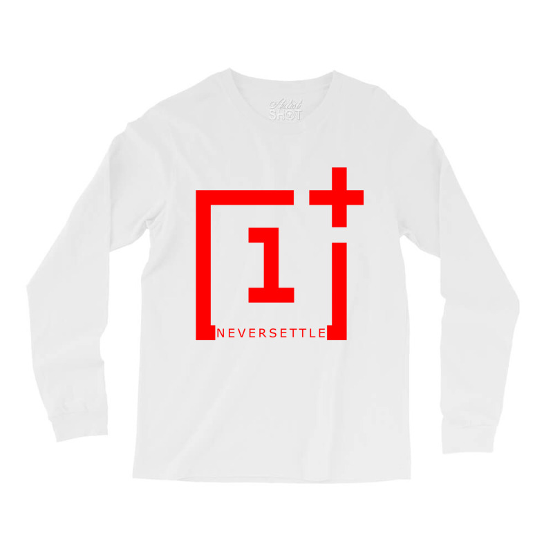 Oneplus Never Settle Long Sleeve Shirts by STEVEHICKS | Artistshot