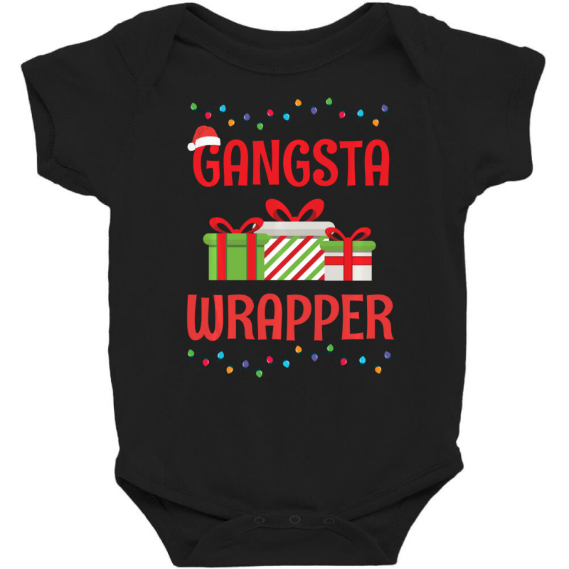 Christmas Gangsta Wrapper Baby Bodysuit | Artistshot