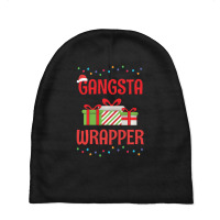 Christmas Gangsta Wrapper Baby Beanies | Artistshot