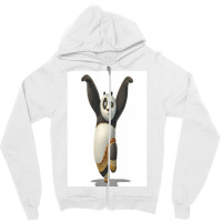 Panda Is For Happy Peoples Zipper Hoodie | Artistshot