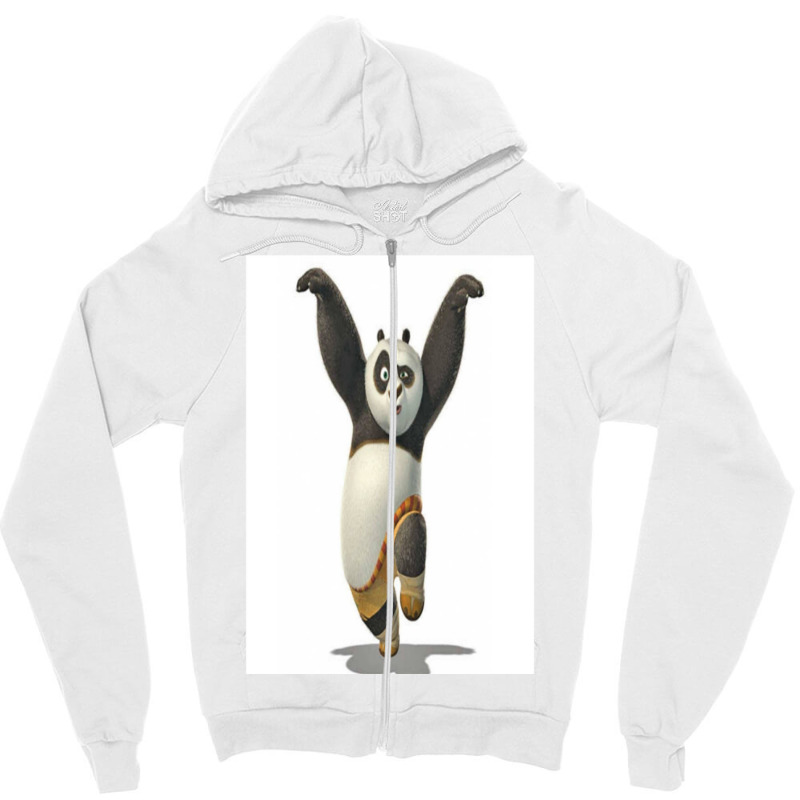 Panda Is For Happy Peoples Zipper Hoodie by STEVEHICKS | Artistshot