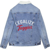 Legalize Tuggies Unisex Sherpa-lined Denim Jacket | Artistshot