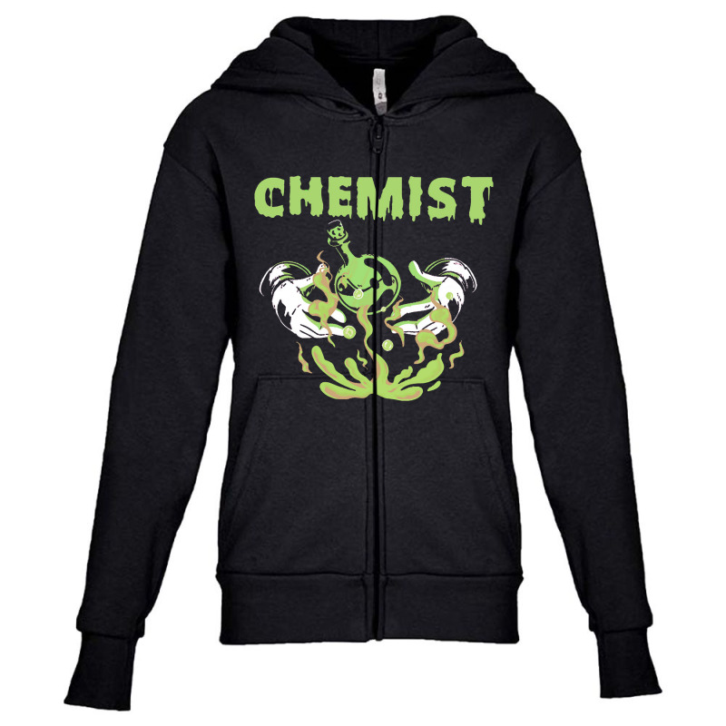 Chemistry Chemist Scientist Chemistry Science Microbiology Ph Youth Zipper Hoodie by daunikan | Artistshot