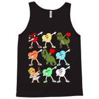 Trending Valenines Day Dabbing Hears Cupid Rex Dino Dab Boys Kids Tank Top | Artistshot