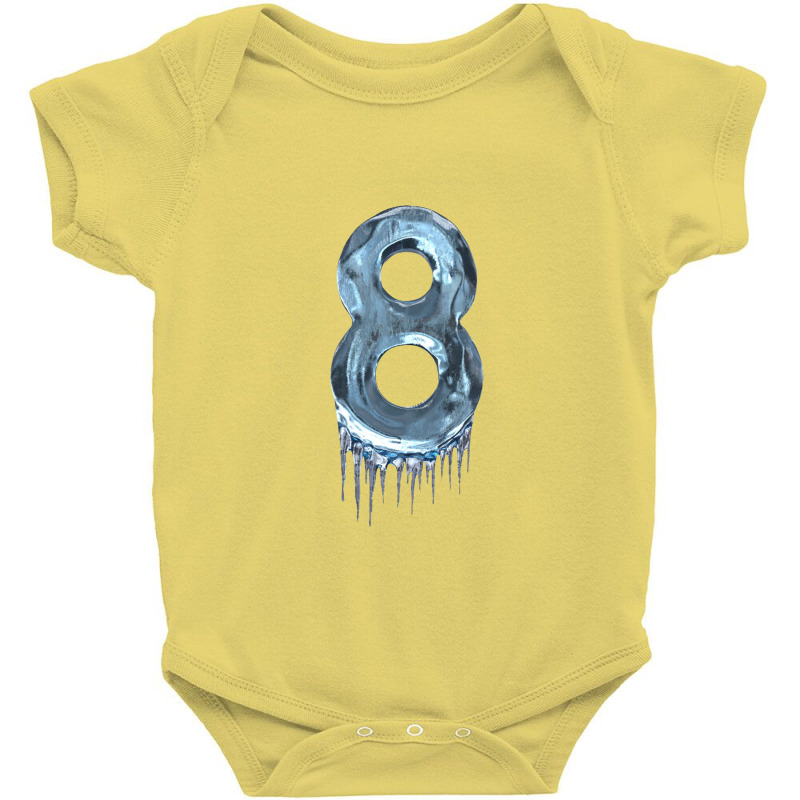 Eight   Eight Baby Bodysuit by sarimekar | Artistshot