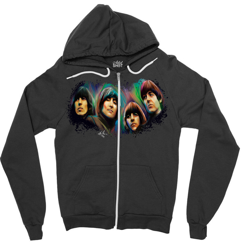 Rubber Soul Travel Zipper Hoodie by staryradvaq | Artistshot