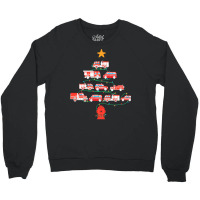 Firefighter Christmas Gifts T  Shirt Firefighter Christmas Tree Fire D Crewneck Sweatshirt | Artistshot