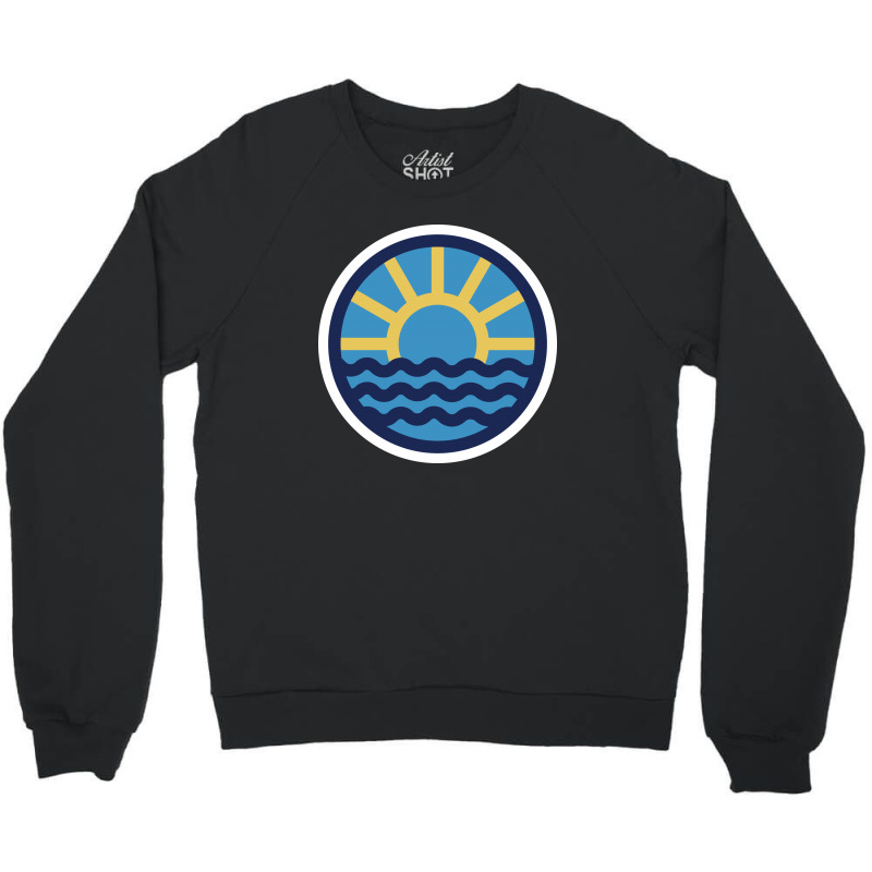 Sun Beach Crewneck Sweatshirt by Quilimo | Artistshot