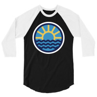 Sun Beach 3/4 Sleeve Shirt | Artistshot