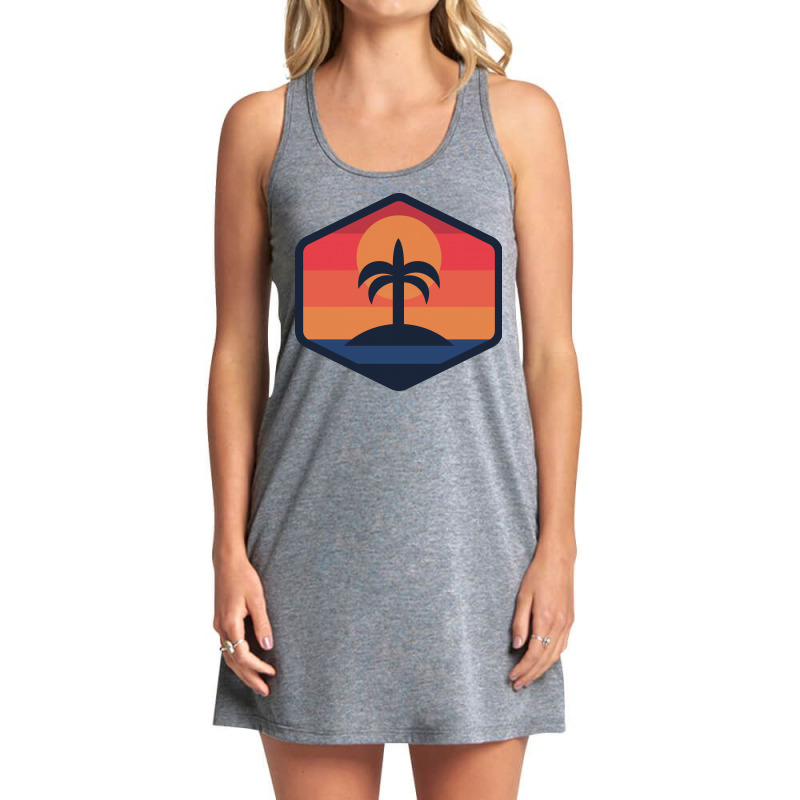 Sunset Beach Island Tank Dress by Quilimo | Artistshot