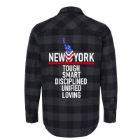 Trending New York Tough Smart Disciplined Unified And Loving Flannel Shirt | Artistshot