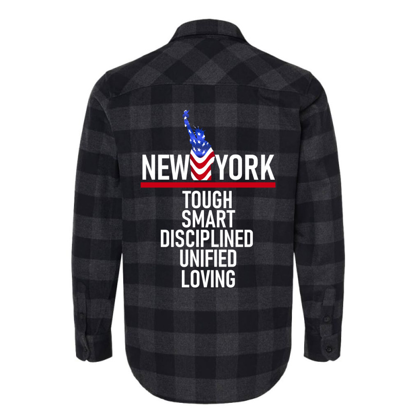 Trending New York Tough Smart Disciplined Unified And Loving Flannel Shirt by Estrada Link | Artistshot