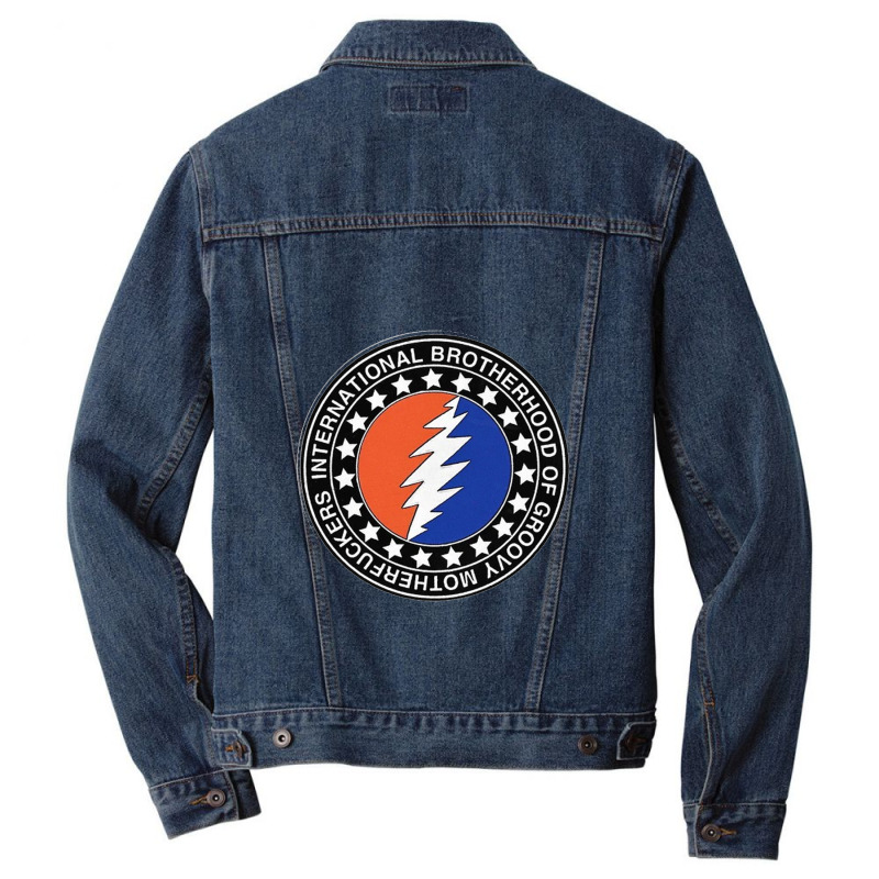 International Grateful Brotherhood Men Denim Jacket | Artistshot