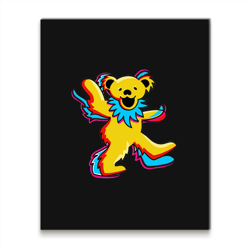 Dancing Grateful Bears Metal Print Vertical | Artistshot