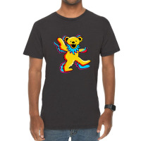 Dancing Grateful Bears Vintage T-shirt | Artistshot