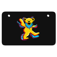 Dancing Grateful Bears Atv License Plate | Artistshot