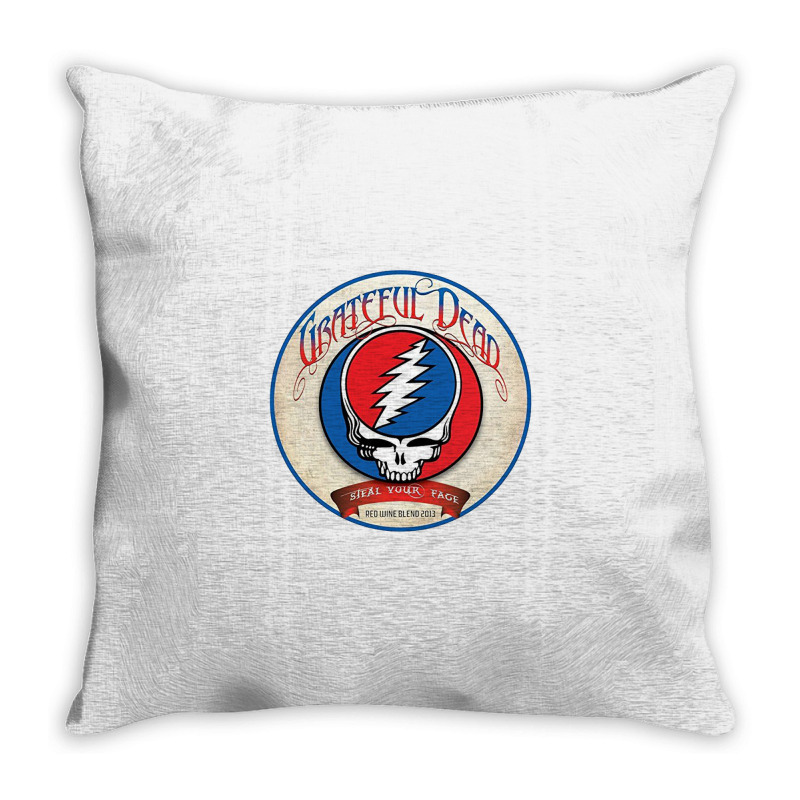 Steal Grateful Your Face Throw Pillow | Artistshot