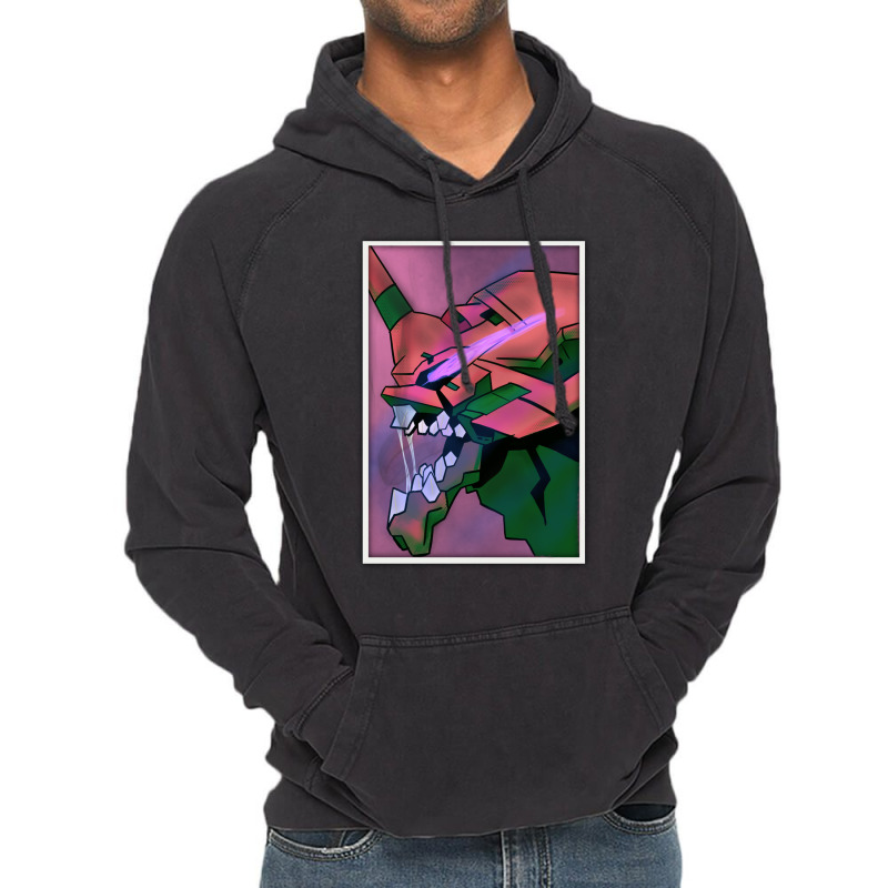 Neon Genisis Evangelion Unit 01 Alternate Colour Vintage Hoodie | Artistshot