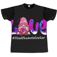 Trending Valentines Day Gnome Love Healthcare Worker Nurse Graphic T-shirt | Artistshot