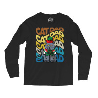 Retro Vintage Cats British Shorthair Cat Dad Christmas Long Sleeve Shirts | Artistshot