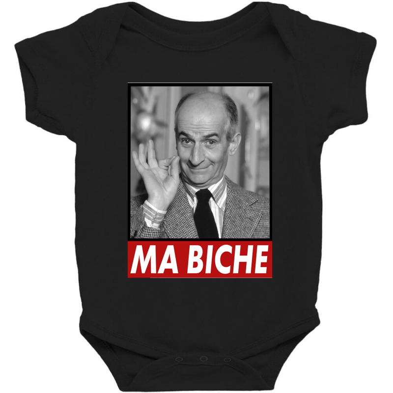 Louis De Funes Ma Biche Design Baby Bodysuit by SamAlexanderMcnutt | Artistshot